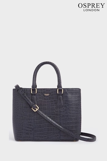 OSPREY LONDON Adaline Croc Leather Work Bag (U74978) | £185