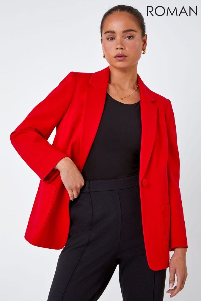Next red blazer 2025