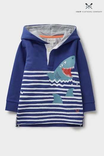 Crew Clothing Company Mid Blue Print Cotton Casual Sweatshirt (U75217) | £30 - £34
