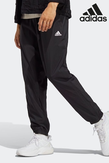 adidas Black Sportswear AEROREADY Essentials Stanford Elastic Cuff Small Logo Joggers (U75294) | £33