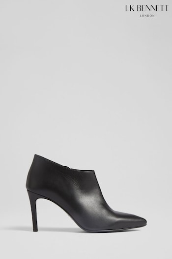 LK Bennett Elle Leather Black Boots (U75318) | £329
