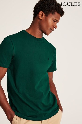 Joules Denton Green Plain Jersey T-Shirt (U75398) | £24.95