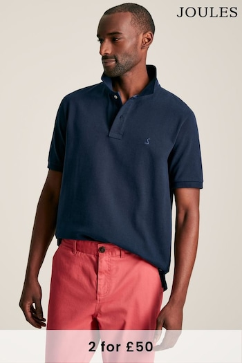 Joules Woody Navy Cotton Polo Shirt (U75400) | £29.95