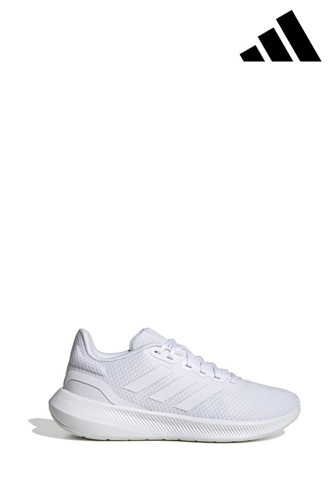 Buy Women s Adidas White Flat Trainers Online Next UK