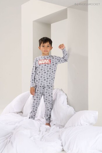 Angel & Rocket Grey Marvel Pyjamas (U75768) | £24 - £28