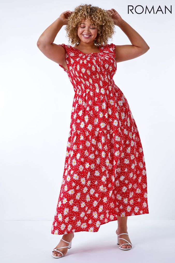 Roman bardot dress cheap
