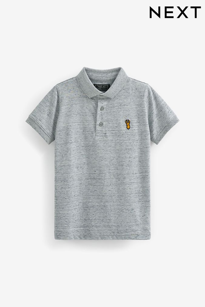 Boys sales grey polo