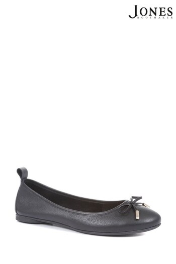 Jones Bootmaker Madora Ballet Flat Shoes Grey (U76417) | £55