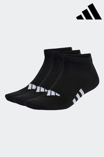 adidas Black Adult Performance Light Low Socks 3 Pairs (U76870) | £12