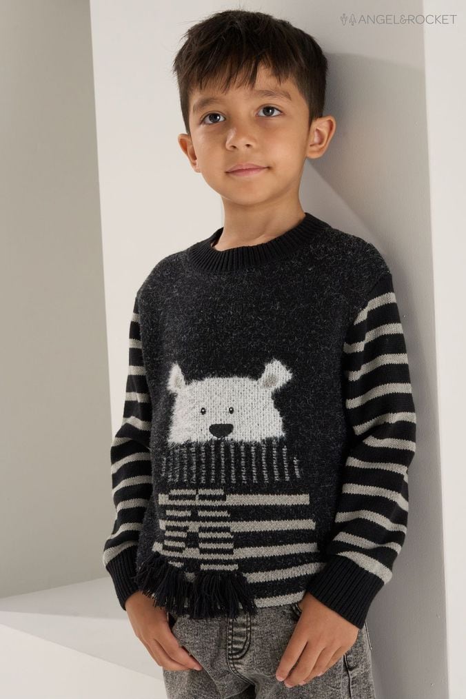 Baby boy black jumper online