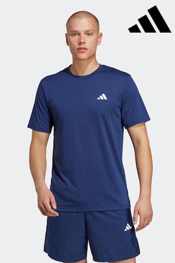 adidas Blue PERFORMANCE Train Essentials Comfort Training T-Shirt (U77159) | £28
