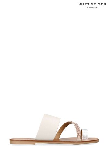 Kurt Geiger London Cream Dawn Sandals (U77189) | £99