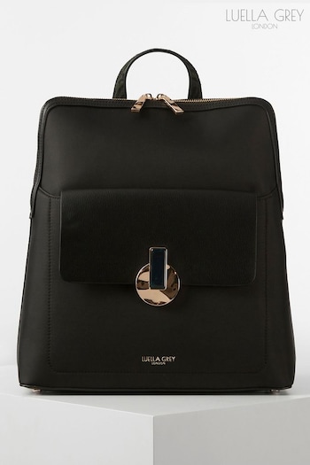 Luella Grey Penelope Laptop Black Backpack (U77198) | £110