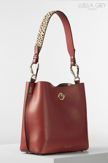 Luella Grey Pink Celia Bucket Bag (U77204) | £110
