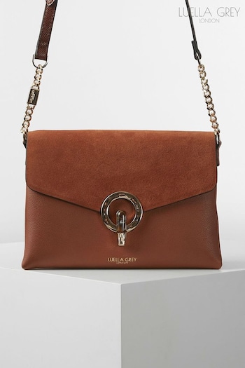 Luella Grey Brown Anoushka Cross-body Bag (U77205) | £99