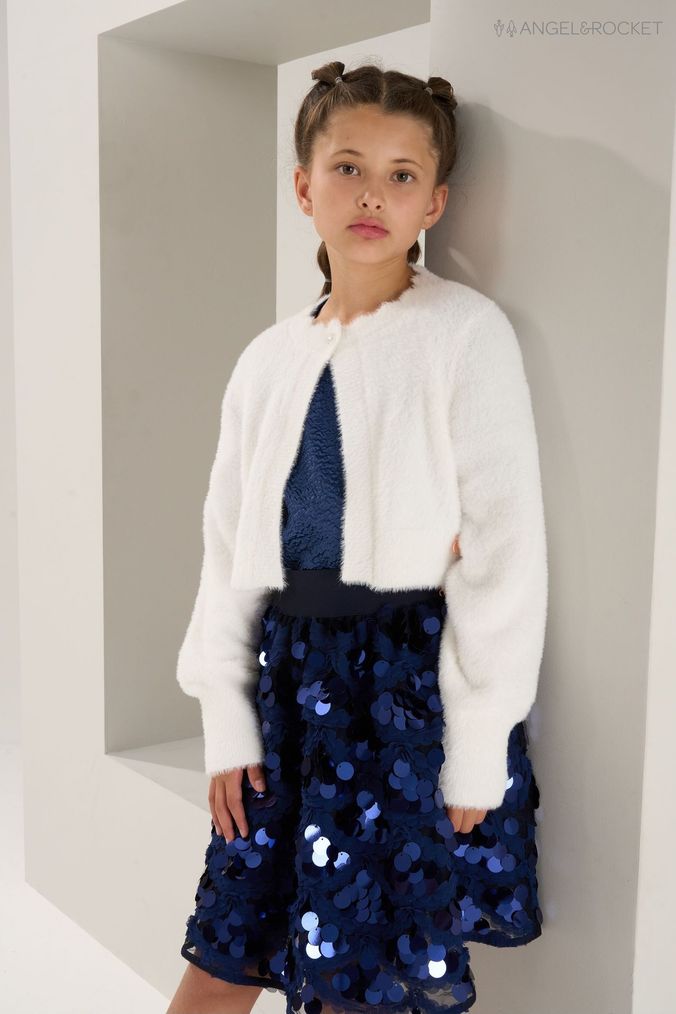 Little girls white sales sweater