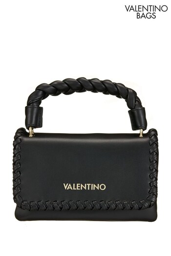 Valentino Bags Black Varsavia Plait Cross-Body Bag (U77350) | £129