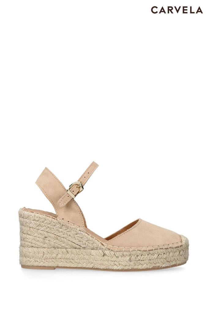 Carvela hotsell nude wedges
