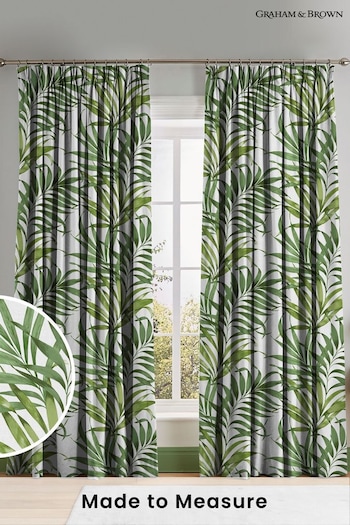 Graham & Brown Lush Green Yasuni Made to Measure Curtains (U77819) | £119