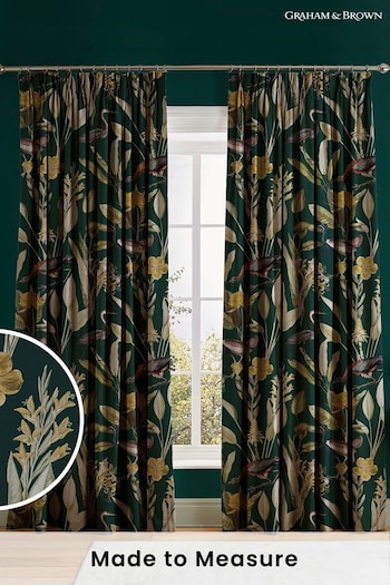 Graham & Brown Green Glasshouse Made to Measure Curtains (U77821) | £119