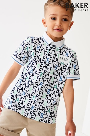 Baker by Ted Baker All Over Printed Polo Shirt (U77874) | £20 - £26