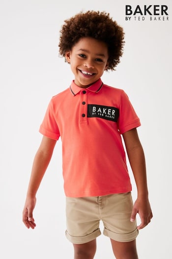 Baker by Ted Baker Nylon Panel Polo koszulka Shirt (U77877) | £20 - £26