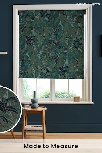 Graham & Brown Green Paradys Made to Measure Roller Blind (U77960) | £58