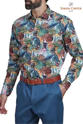 Simon Carter Green Les Fauves Shirt (U78053) | £75