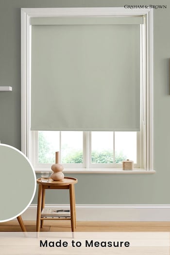 Graham & Brown Whirl Green Whirl Made to Measure Roller Blind (U78113) | £58