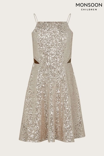 Monsoon Charlotte Sequin Dress (U78270) | £65 - £70