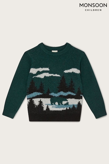 Monsoon Scenic Bear Jumper (U78280) | £28 - £34