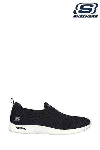Skechers Black Arch Fit Refine Don't Go Shoes (U78426) | £82