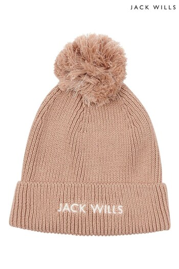 Jack Wills Natural Bobble Hat (U78467) | £18