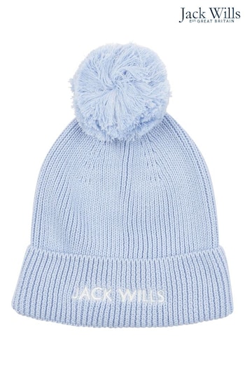 Jack Wills Blue Bobble Hat (U78468) | £18