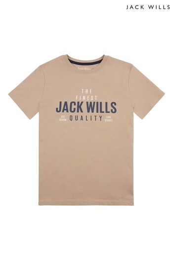 Jack Wills Silver Finest Quality T-Shirt (U78476) | £20 - £27.50