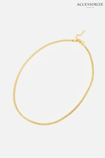 Z by Accessorize Gold-Plated Snake Chain Necklace (U78927) | £15
