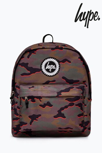Hype. Green Pop Camo Backpack (U78959) | £30