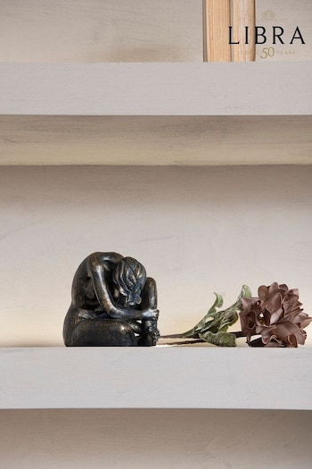 Libra Interiors Bronze Trish Sitting Sculpture (U79560) | £70