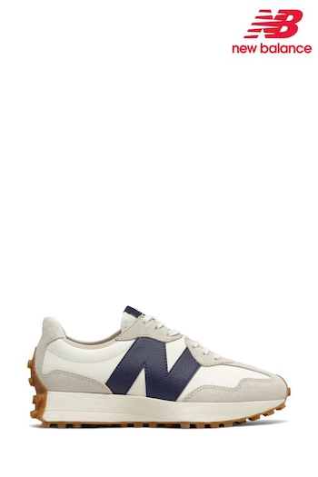 New Balance Sneaker White/Blue 327 Trainers (U79732) | £110