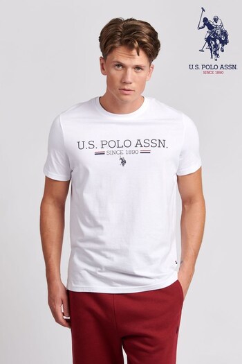 U.S. Print Polo Assn. Mens Vintage Graphic T-Shirt (U80387) | £28