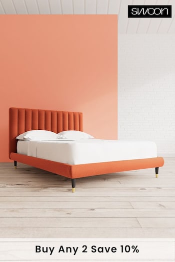 Swoon Soft Wool Burnt Orange Porlock Soft Wool Bed (U80525) | £1,179 - £1,289