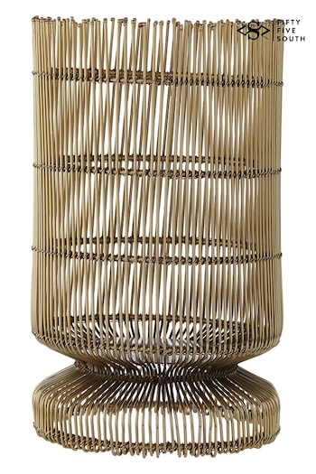 Fifty Five South Silver Small Gold Wire Candle Holder (U80549) | £50