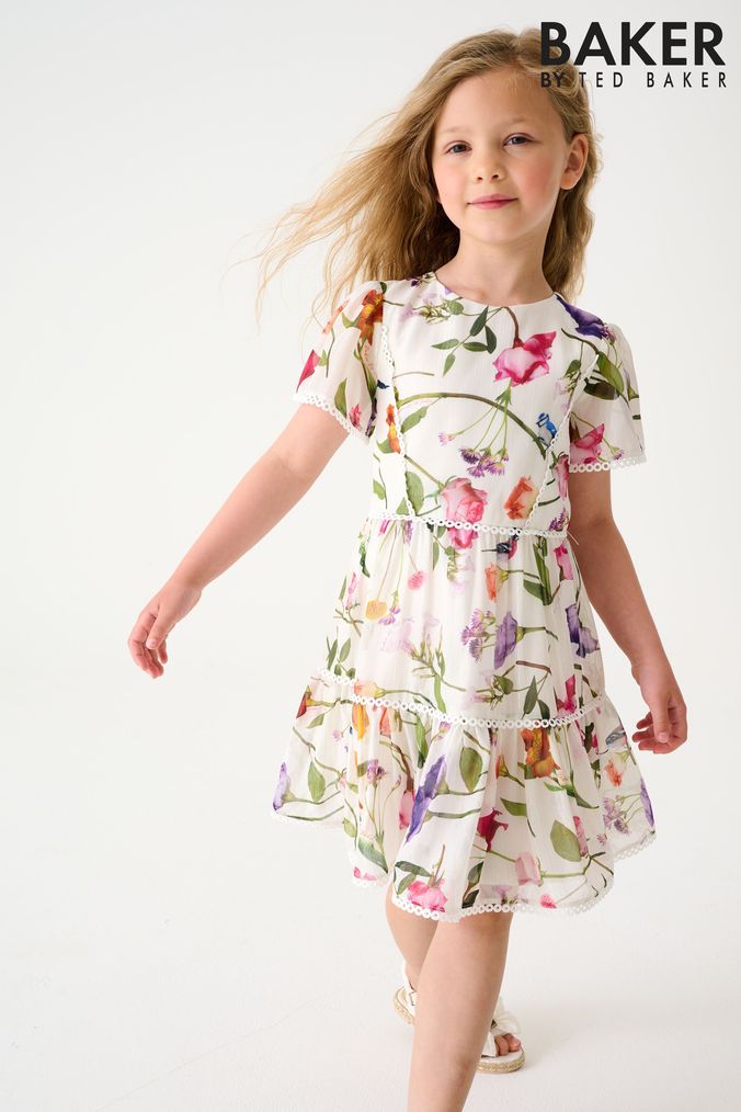 Buy Girls Dresses Baker by Ted Baker Short Sleeve Online Next UK