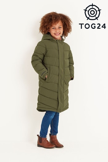 Tog 24 Kids Green Dollis Long Recycle Fill Padded Jacket (U80728) | £29