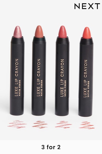 Set of 4 Luxe Lip Crayons (U81024) | £12