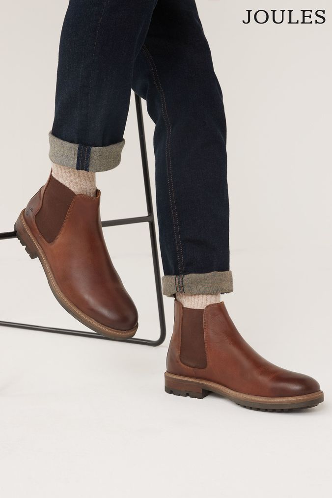 Buy Men s Joules Brown Chelsea Boots Casual Footwear Online AspennigeriaShops SNEAKERS JOY LACE UP