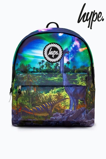 Hype. Green Tropical Space Extinction Backpack (U81149) | £30
