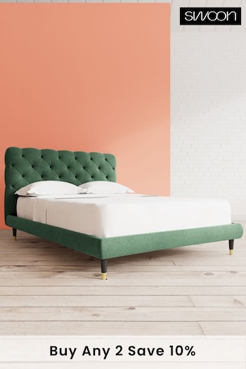 Swoon Smart Wool Hunter Green Burbage Bed (U81290) | £1,029 - £1,149