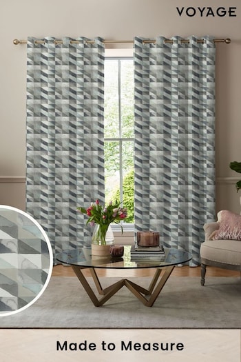 Voyage Natural Truffle Kerlaz Made to Measure Curtains (U81499) | £109