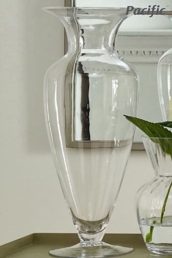 Pacific Clear Glass Gipar Small Vase (U81581) | £60